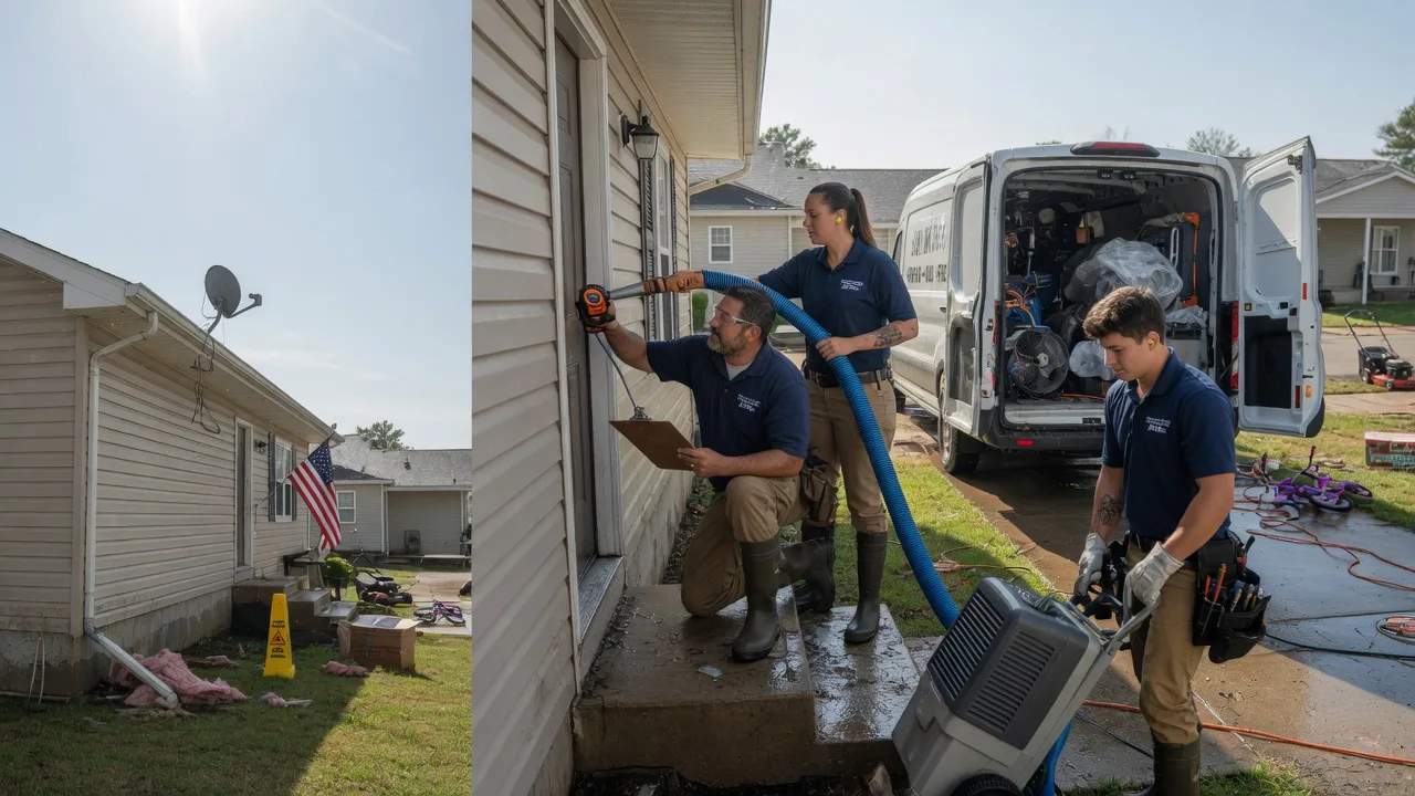 Ceiling Water Damage Restoration in Mineola, IA near me